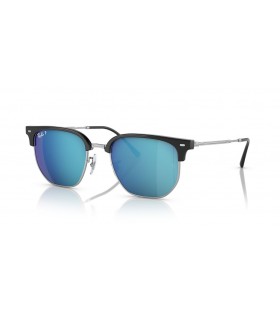 Ray-Ban RB4416 Noi Clubmaster L (51 - 20), cu lentile Gri și Negru cadru ochelari de Soare