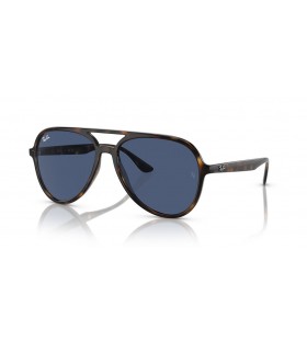 Ray-Ban RB4376 L (57 - 16), cu lentile Albastre și broasca Țestoasă, ochelari de Soare cadru