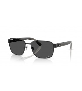 Ray-Ban RB3751CH Chromance XXL (61 - 17) cu lentile Gri și Negru cadru ochelari de Soare