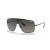 Ray-Ban RB3697 Aripi II XXL (0 - 135), cu lentile Gri È™i Negru cadru ochelari de Soare