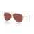 Ray-Ban RBR0101S Aviator InversÄƒ XXL (62 - 11) cu Violet lentile È™i ramÄƒ de Aur, ochelari de Soare