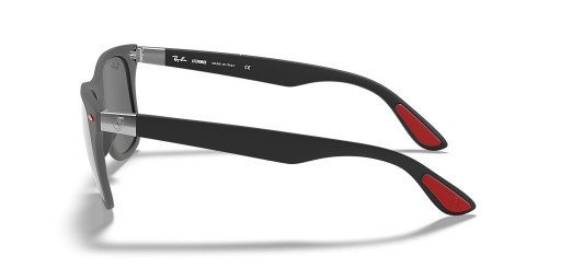 Ray-Ban RB4195M Scuderia Ferrari Kolekcia L (52 - 20) s Striebro šošovky a Šedý rám slnečné Okuliare