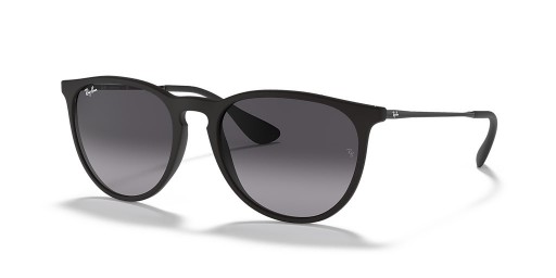 Ray-Ban RB4171 Erika Classic M (54 - 18) s Šedé šošovky a Čierny rám slnečné Okuliare