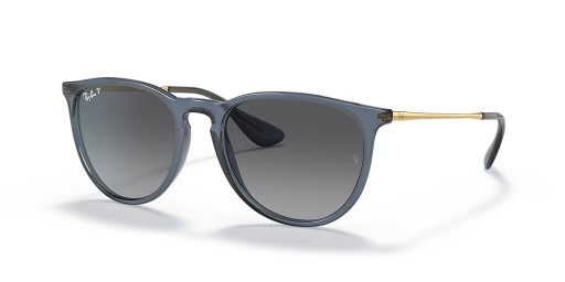 Ray-Ban RB4171 Erika Classic M (54 - 18) s Šedé šošovky a Modrým rámom slnečné Okuliare