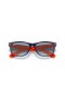 Ray-Ban RB2132 New Wayfarer Farby Mix M (55 - 18 rokov), Modré šošovky a Modrým rámom slnečné Okuliare