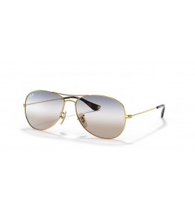 Ray-Ban RB3362 Kokpitu Bi-Gradient M (56 - 14) s ModrÃ½m Å¡oÅ¡ovky a Zlato rÃ¡mom slneÄnÃ© Okuliare