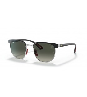 Ray-Ban RB3698M Scuderia Ferrari Kolekcia L (53 - 20) s Šedé šošovky a Čierny rám slnečné Okuliare