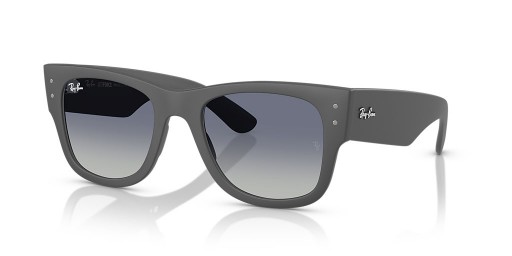 Ray-Ban RB4840S 메가 Wayfarer Liteforce L(52-21)그레이트 렌즈와 회색 구조 색안경