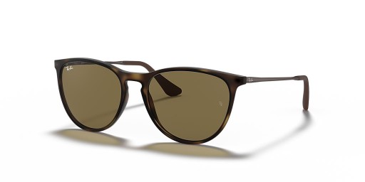Ray-Ban RB9060S 에리카 아이들 M(50-15)으로 브라운 렌즈와 거북이는 프레임 선글라스