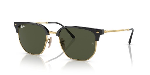 Ray-Ban RB4416 새로운 Clubmaster L(51-20)녹색 렌즈 및 프레임 검 선글라스