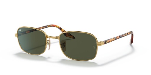 Ray-Ban RB3690M(54-21)그린 렌즈 및 프레임이 금 선글라스