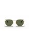 Ray-Ban RB3548N 각형 플랫 렌즈 XL(54-21)그린 렌즈 및 프레임이 금 선글라스