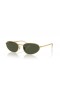 Ray-Ban RB3734XL(59-18 일)녹색 렌즈 및 프레임이 금 선글라스