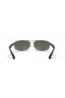 Ray-Ban RB3445XL(64-17)녹색 렌즈와 은색 구조 색안경