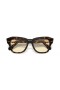 Ray-Ban RB2186 스테이트 스트리트 블루 가벼운 명확한 발전 M(49-20)이 투명한 렌즈와 거북이는 프레임 선글라스