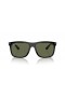 Ray-Ban RB4547 남자 친구 두 L(57-18 일)녹색 렌즈 및 프레임 검 선글라스
