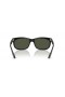 Ray-Ban RB2389Balorette M(57-19 일)녹색 렌즈 및 프레임 검 선글라스