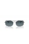 Ray-Ban RB3719M(51-20)으로 렌즈 블루와 은색 구조 색안경