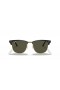 Ray-Ban RB3016Clubmaster 클래식 M(49-21)그린 렌즈 및 프레임 검 선글라스