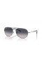 Ray-Ban RB3735Bain 리 XXL(60-17)으로 렌즈 블루와 은색 구조 색안경