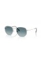 Ray-Ban RB3548N 각형 플랫 렌즈 M(51-21)그레이트 렌즈와 은색 구조 색안경