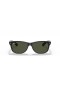 Ray-Ban RB2132 새로운 나그네 고전 S(52-18 일)녹색 렌즈 및 프레임 검 선글라스
