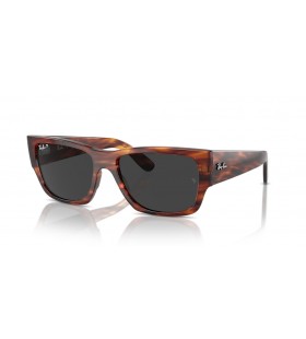 Ray-Ban RB0947S 카를로스 M(56-18)검은 렌즈와 브라운 구조 색안경