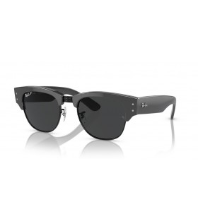 Ray-Ban RB0316S 메가 Clubmaster XL(53-21)검은 렌즈와 블랙 프레임 선글라스
