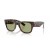 Ray-Ban RB0840S 메가 Wayfarer 여름 캡슐 M(51-21)그린 렌즈와 거북이는 프레임 선글라스