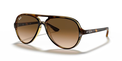 Sunčane naočale Ray-Ban RB4125 Cats 5000 Classic M (59-13) sa smeđim staklima i черепаховой okvir