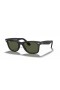 Sunčane naočale Ray-Ban RB2140F Original Wayfarer Classic L (52-22) sa zelenim staklima i crni okvir