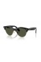 Sunčane naočale Ray-Ban RB2341 Clubmaster Way M (51-19) sa zelenim staklima i crni okvir