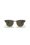 Sunčane naočale Ray-Ban RB3016F Clubmaster Classic XL (55-19) sa zelenim staklima i черепаховой okvir