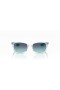 Sunčane naočale Ray-Ban RB9052S New Wayfarer Kids The Little Mermaid ' S (47-15) s plavim staklima i transparentan okvir