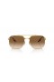 Sunčane naočale Ray-Ban RB3699 L (59-18) sa smeđim staklima i zlatni okvir