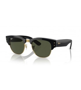 SunÄane naoÄale Ray-Ban RB0316S Mega Clubmaster L (50-21) sa zelenim staklima i crni okvir