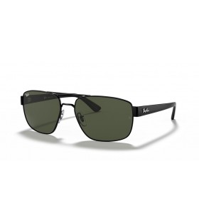 Sunčane naočale Ray-Ban RB3663 XL (60-17) sa zelenim staklima i crni okvir