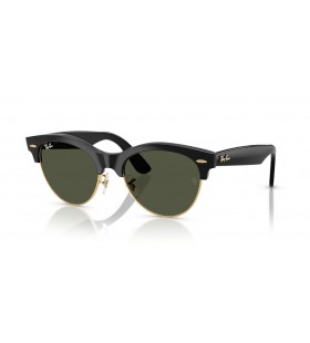 SunÄane naoÄale Ray-Ban RB2341 Clubmaster Way L (54-19) sa zelenim staklima i crni okvir