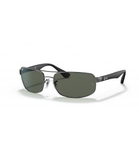 SunÄane naoÄale Ray-Ban RB3445 M (61-17) sa zelenim staklima i srebrni okvir