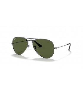 SunÄane naoÄale Ray-Ban RB3025 Classic Aviator XXL (62-14) sa zelenim staklima i srebrni okvir