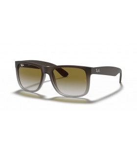 Sunčane naočale Ray-Ban RB4165 Justin Classic S (54-16) sa zelenim staklima i smeđe okvir
