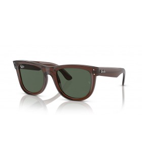 SunÄane naoÄale Ray-Ban RBR0502S Wayfarer Reverse S (50-22) sa zelenim staklima i smeÄ‘e okvir