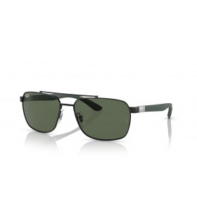 Sunčane naočale Ray-Ban RB3701 XXL (59-17) sa zelenim staklima i crni okvir