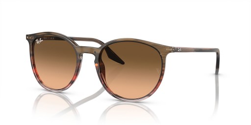 Ray-Ban RB2204 L (54 - 20) med Rosa linser och Brun ram Solglasögon