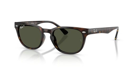 Ray-Ban RB4140 S (49 - 20) med Gröna linser och Tortoise frame Solglasögon