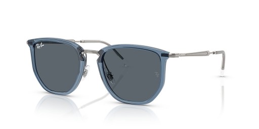 Ray-Ban RB4451 XXL (53 - 20) med Blå linser och Blå ram Solglasögon