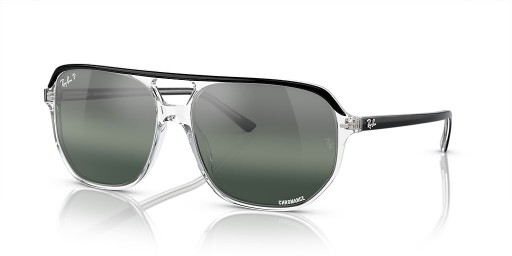 Ray-Ban RB2205 Bill One XL (60 - 16) Silver linser och Svart ram Solglasögon