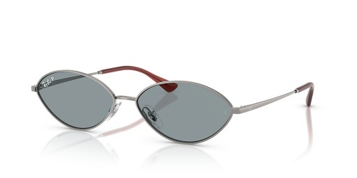 Ray-Ban RB3757 Kai Bio-Baserade XL (59 - 15) med Blå linser och Silver ram Solglasögon
