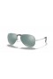 Ray-Ban RB3449 L (59 - 14) med Silver linser och Silver ram Solglasögon