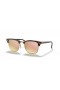 Ray-Ban RB3016 Clubmaster Flash Linser L (51 - 21) med Koppar linser och Tortoise frame Solglasögon